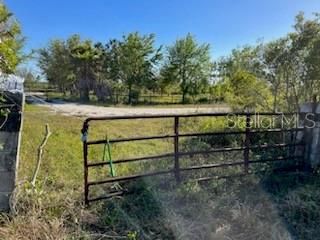 View of road on south of property.