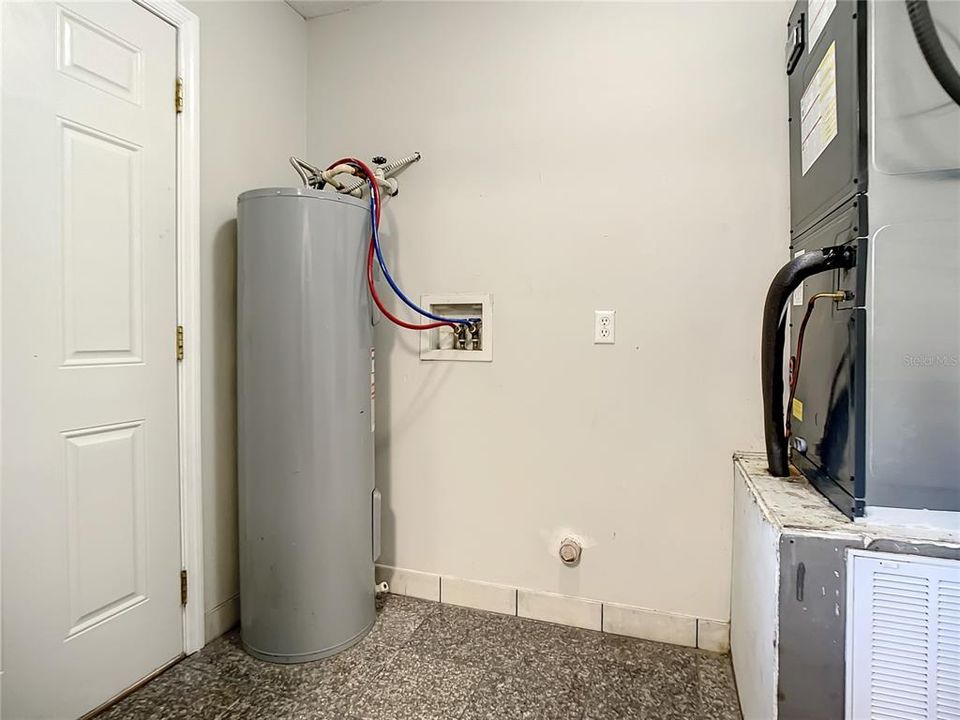 Laundry/utility room. New A/C & water heater