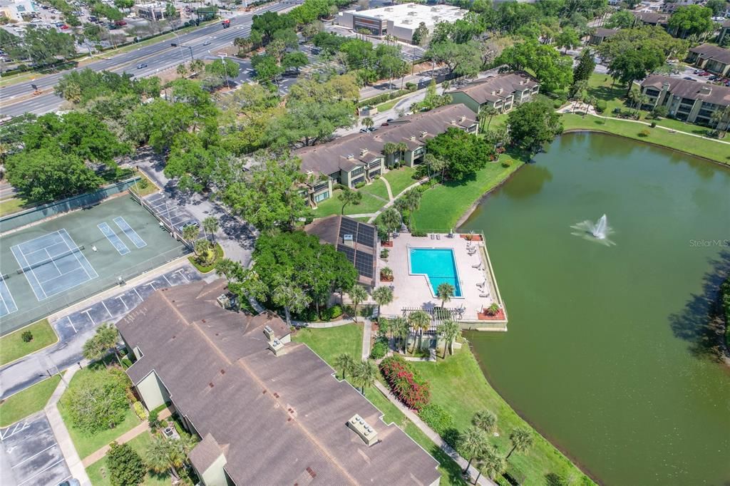 Tennis Courts, Club House, Heated Pool, and Pond.