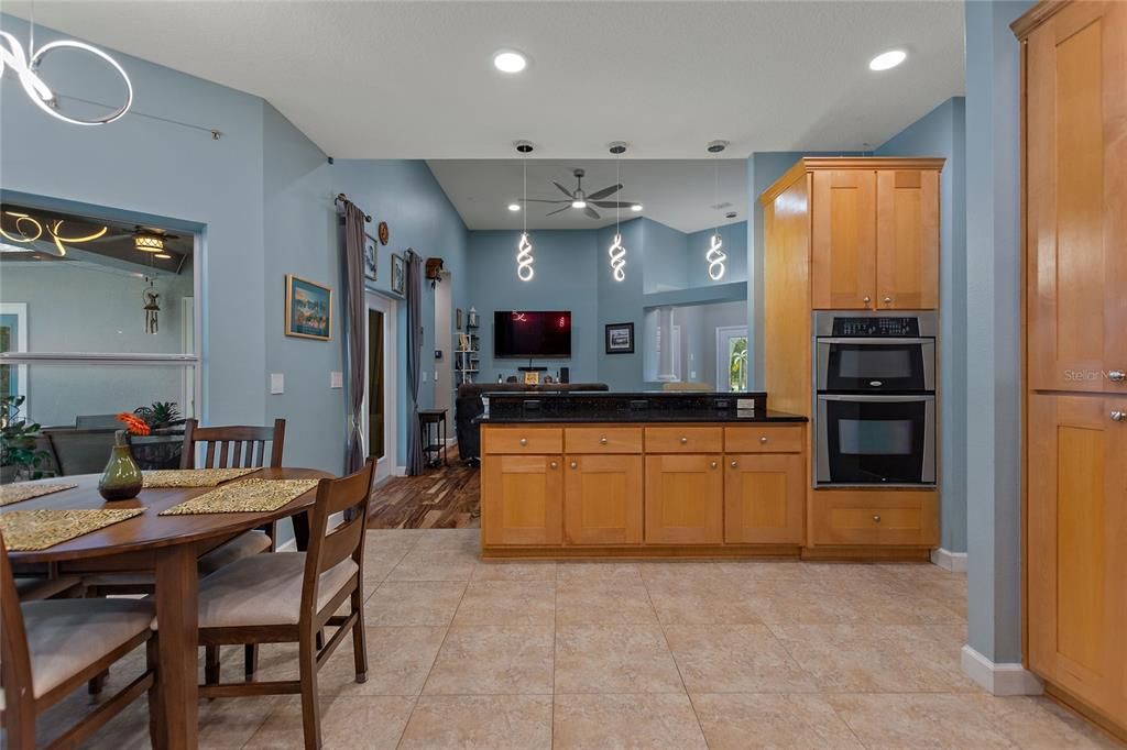 spacious chefs kitchen