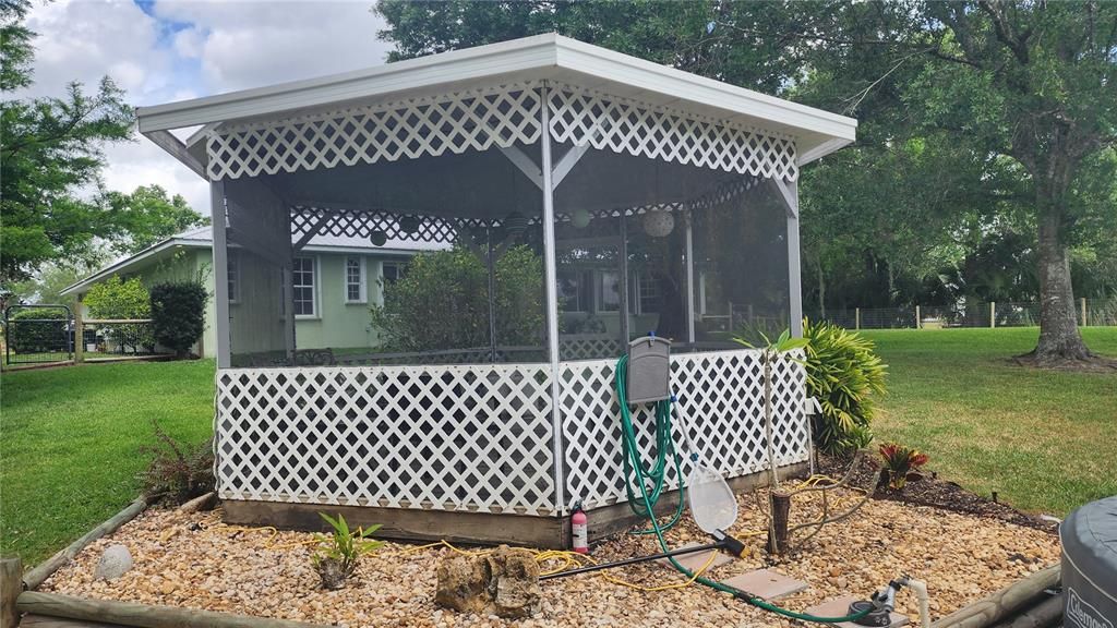 Gazebo with power and water