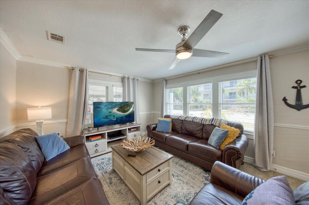 Ground floor unit has been fully furnished-great for relaxing after a day at the beach!
