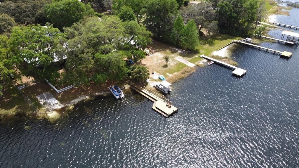 Aerial View of Boat Ramp