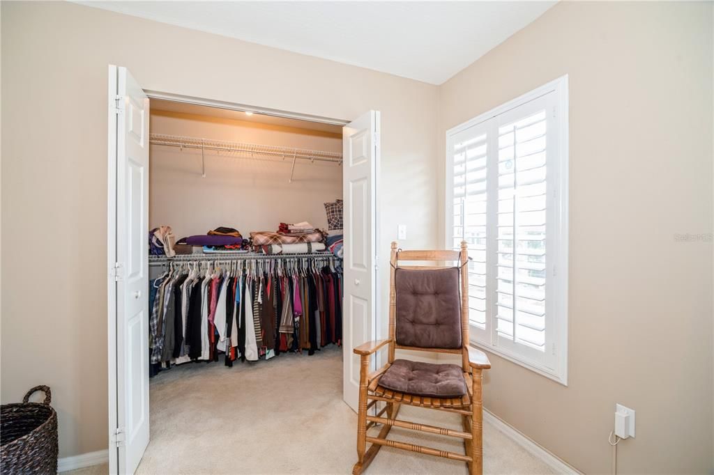 Large walk-in closet in Bedroom 1