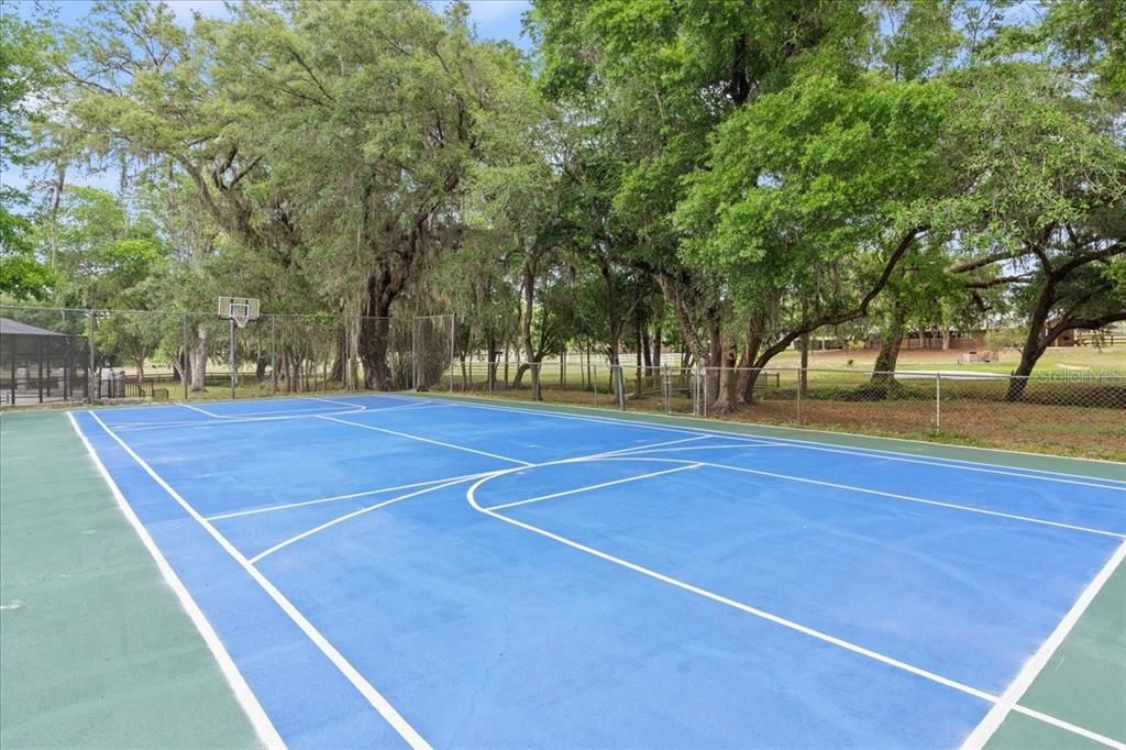 Basketball & Tennis Court