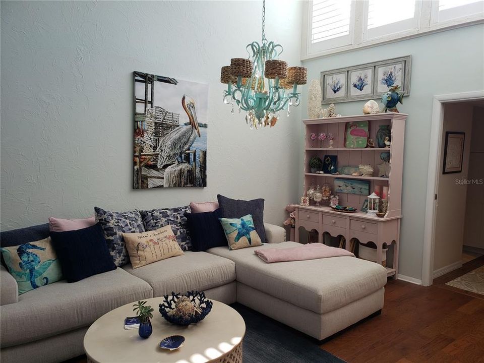 Family room off kitchen