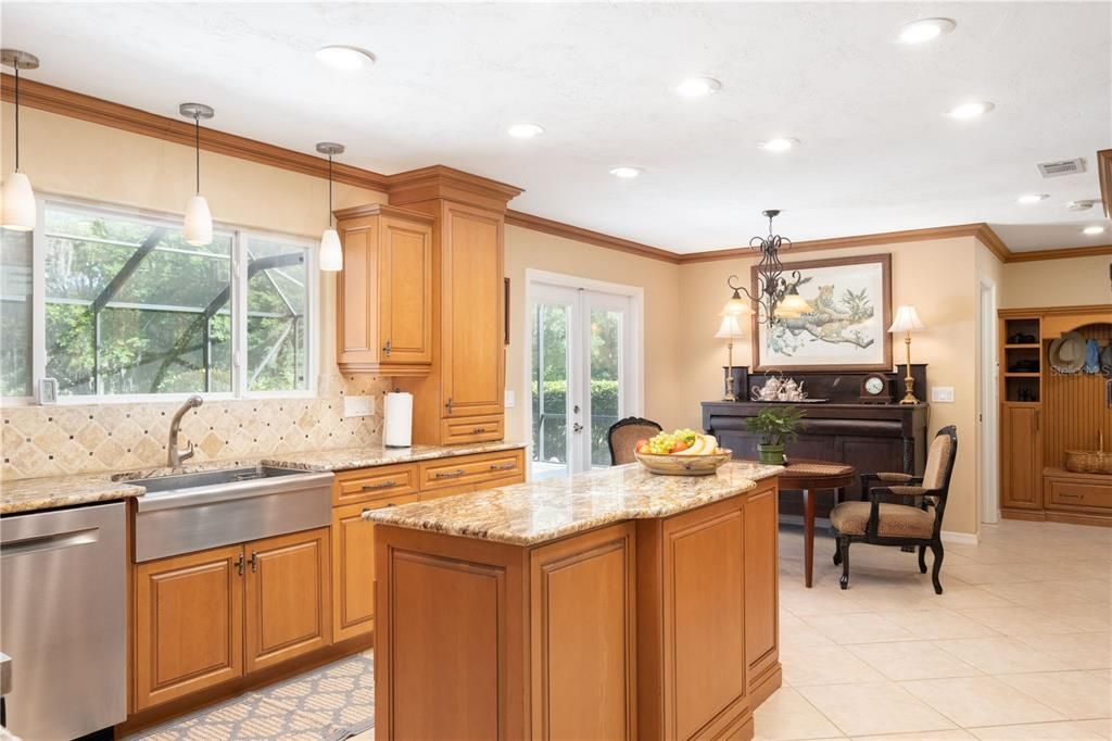 Kitchen and informal eating area