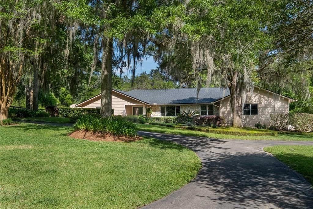 Driveway to parking pad or garage