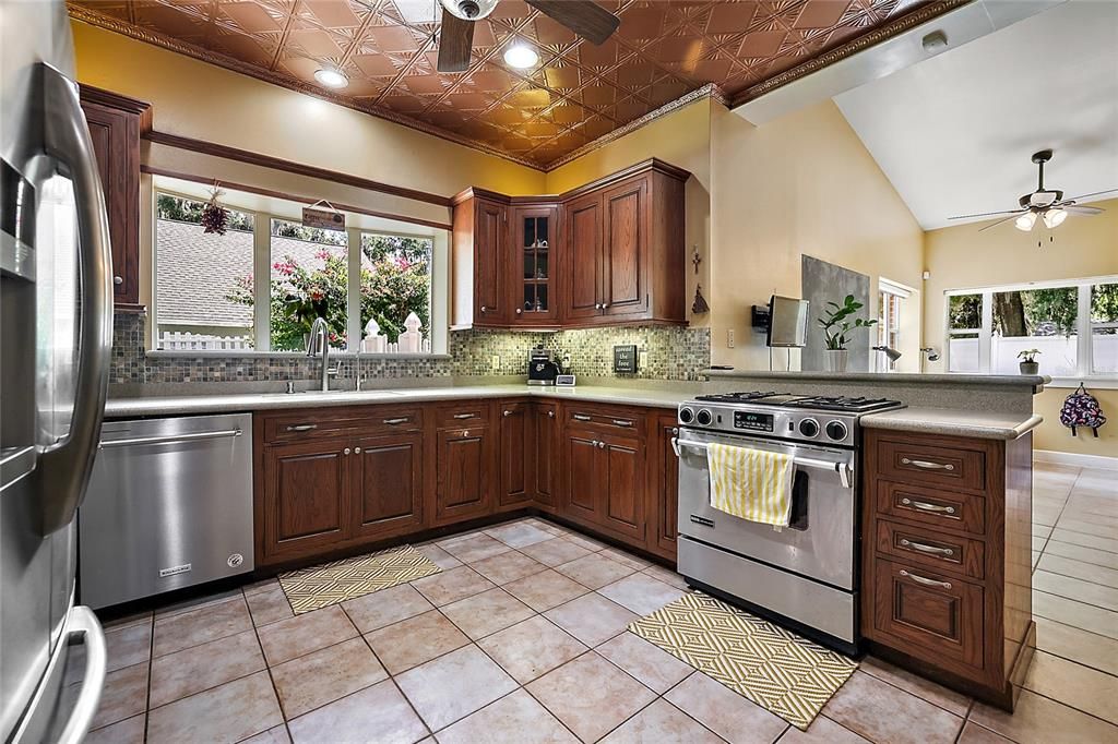 Kitchen with Stainless Steel Appliances