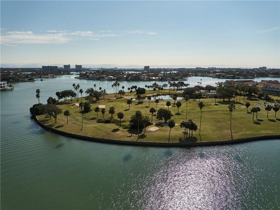 Executive Golf course across the water