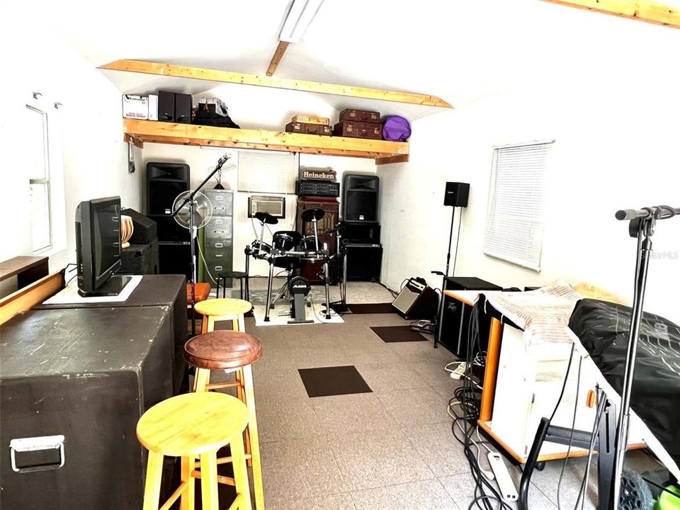 Inside studio