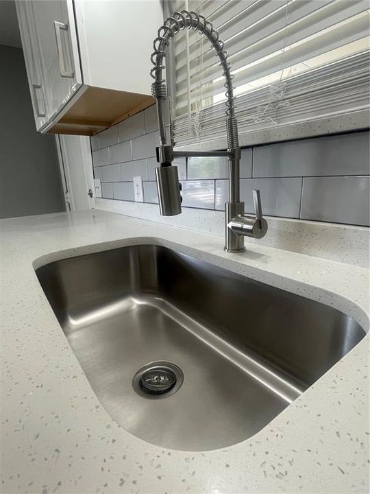 Quartz Counters W/ Undermount Sink