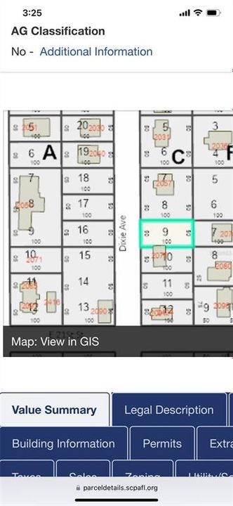 map view - lot 9