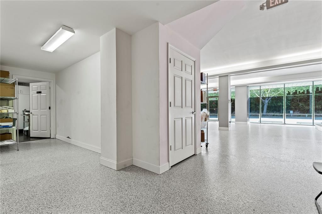 Hallway to Kitchen and Bathrooms