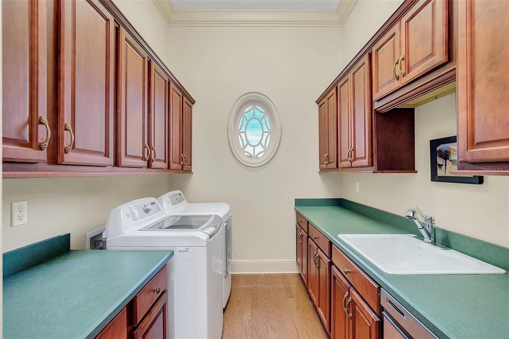 Laundry room with 2nd sink, 2nd dishwasher, & 2nd refrigerator