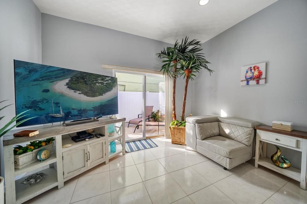 Lovely details in the living area of the residential unit.