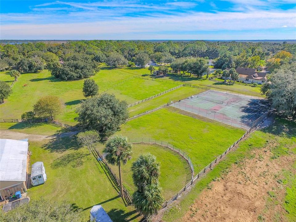 stables and tennis & pickleball courts