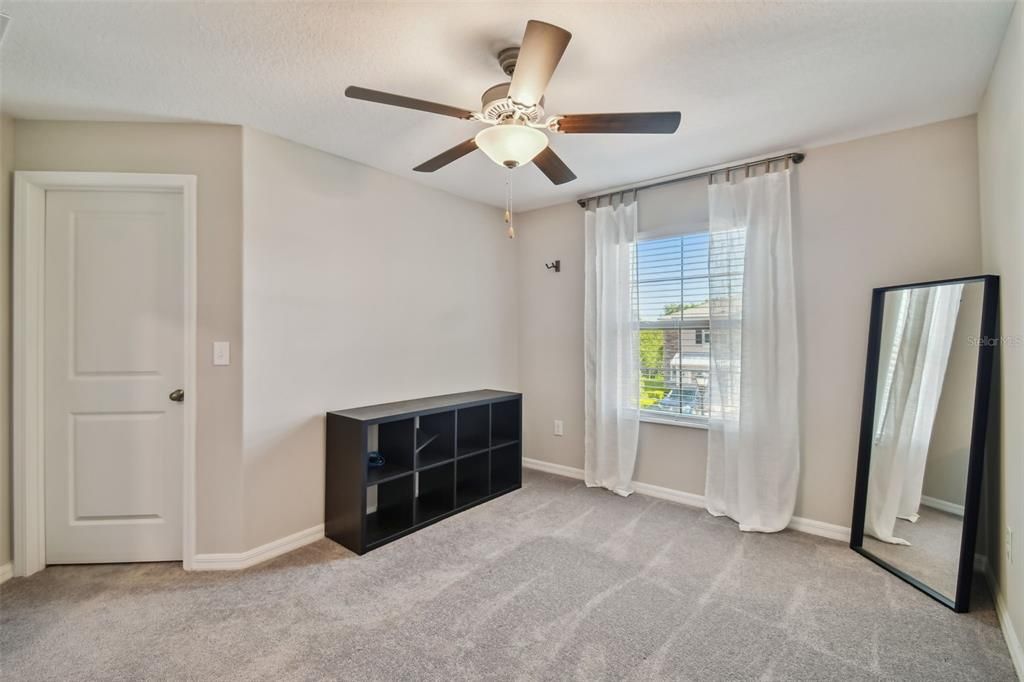 Large Second Bedroom with walk in closet
