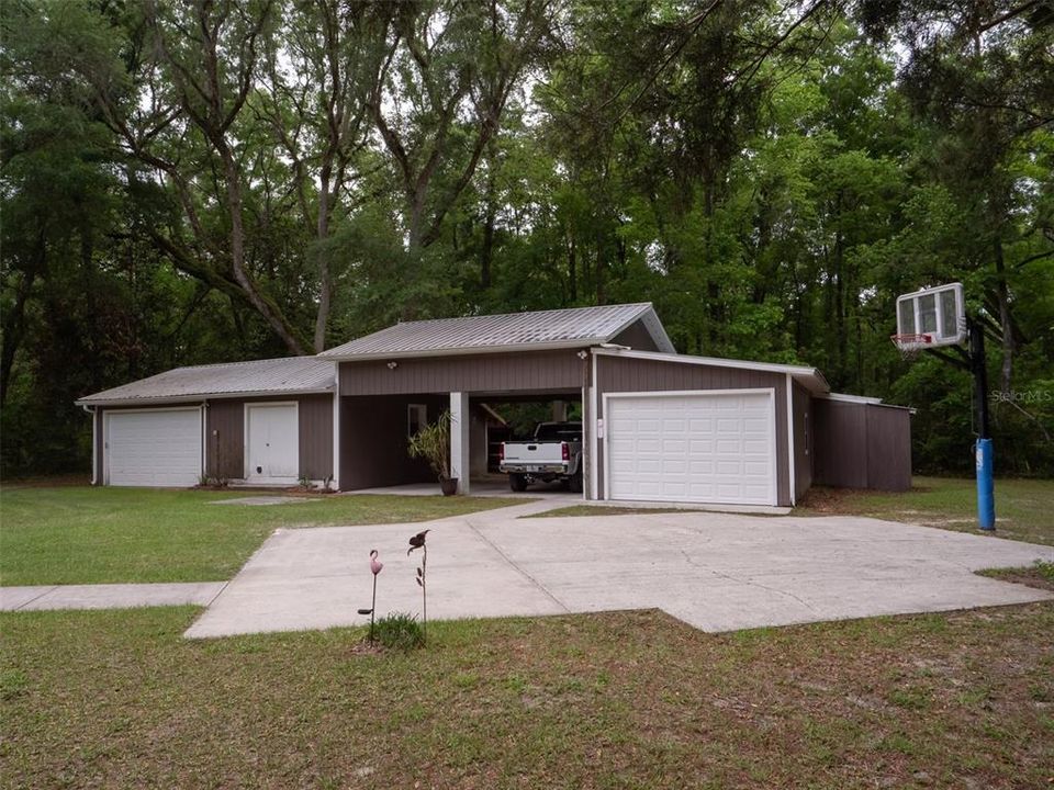 Garage and carport