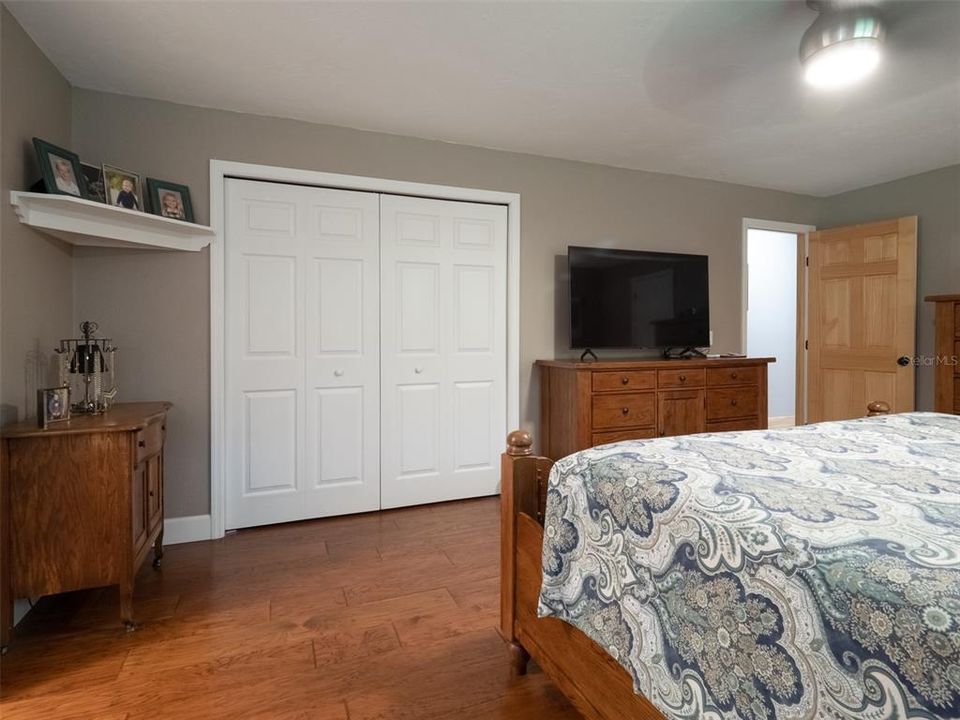 Main bedroom, one of multiple closets