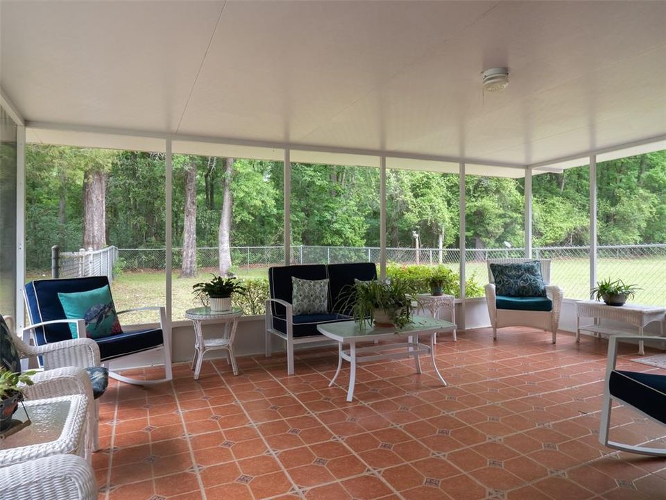 Screened porch