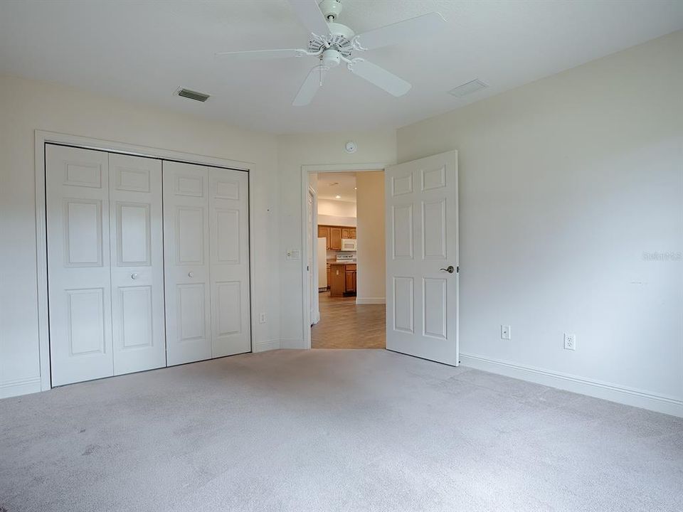 2ND BEDROOM OFF THE FAMILY ROOM WITH LARGE DOUBLE DOOR CLOSET!