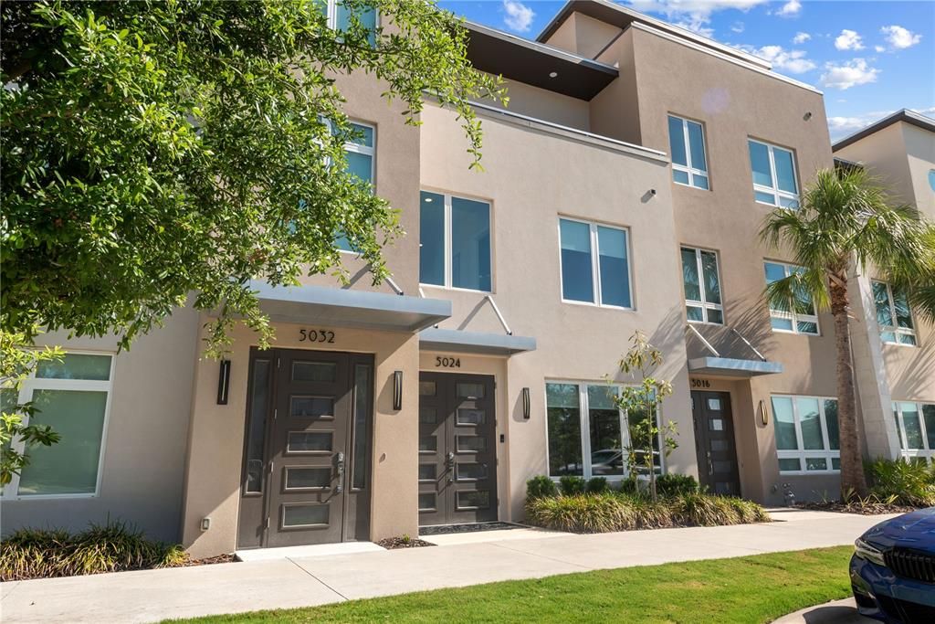 Front of the Townhouse