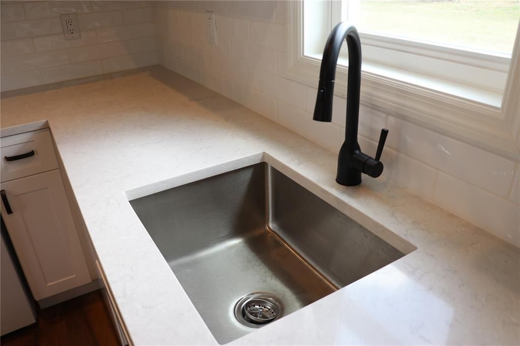 Stainless Steal Sink w/ Goose Neck Faucet