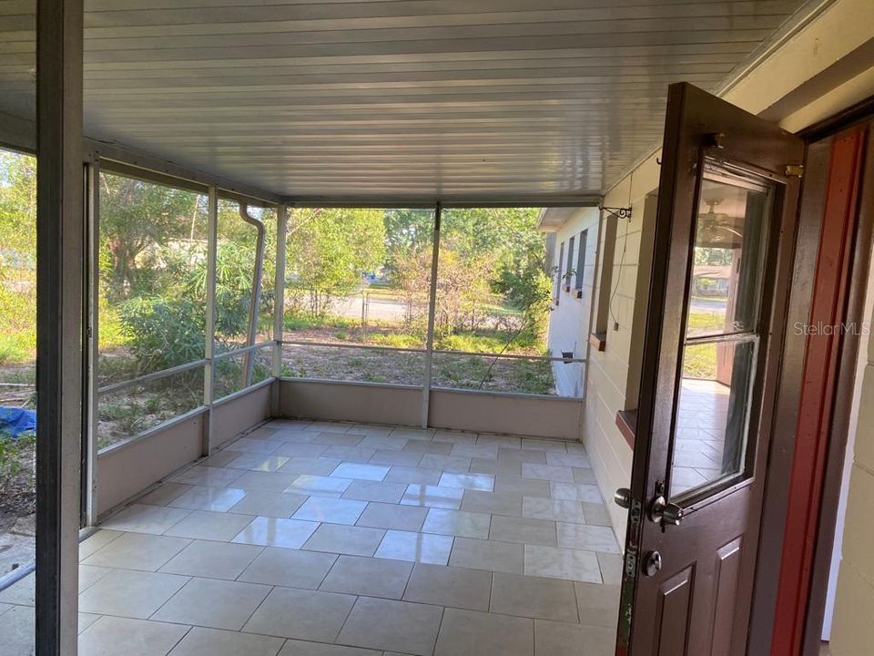 Back Screened in Patio