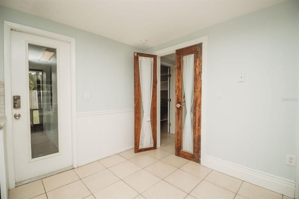 French doors leading into Master wing/bonus space