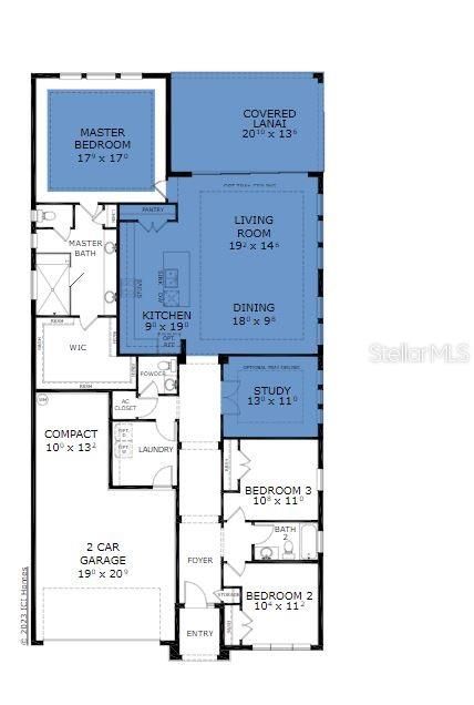 合同活跃: $699,778 (3 贝兹, 2 浴室, 2256 平方英尺)