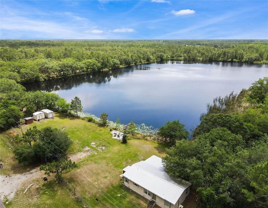 Own your own slice of paradise on .71 ACRES with no neighbors in sight, no HOA and 275 feet of Lakefront on a 17 acre ski-able lake!