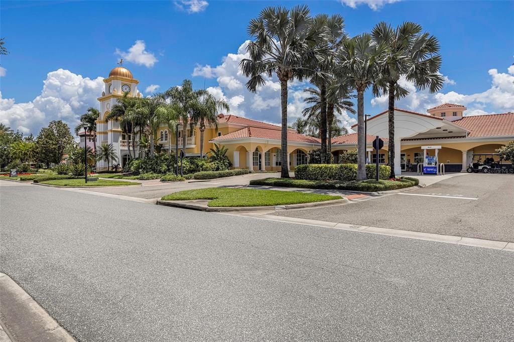 Gas Station and Clubhouse