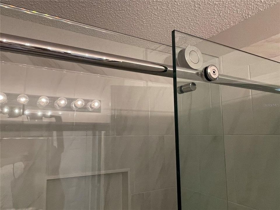 Upgraded tiled shower