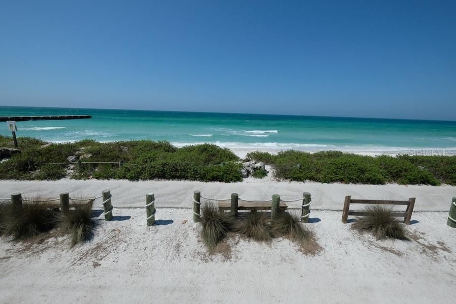 the public Bradenton beach  beach...just 175 feet away