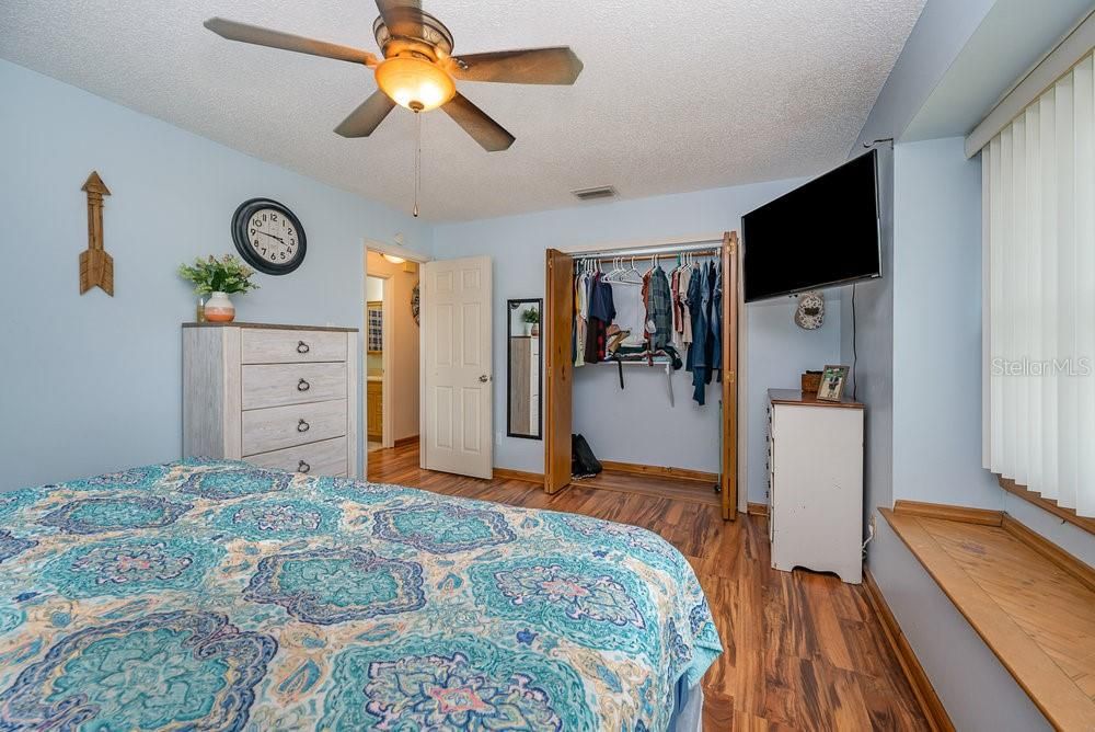 Nice window seat in Master bedroom