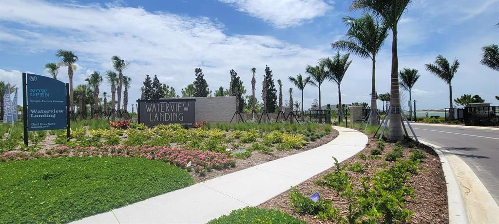 Front entrance of Waterview Landing