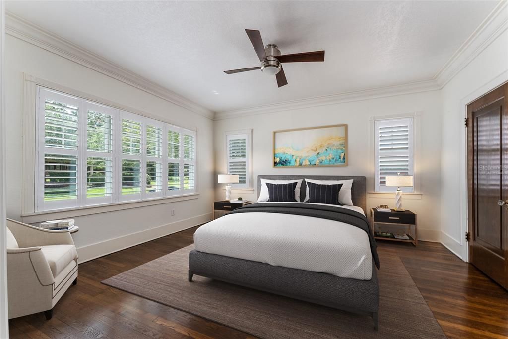 Virtually Staged Photo presented as Bedroom