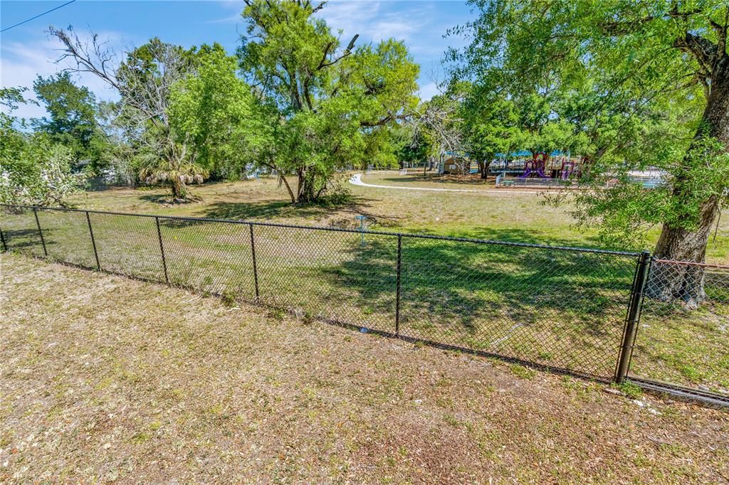 Back of property adjacent to Pepin Academy