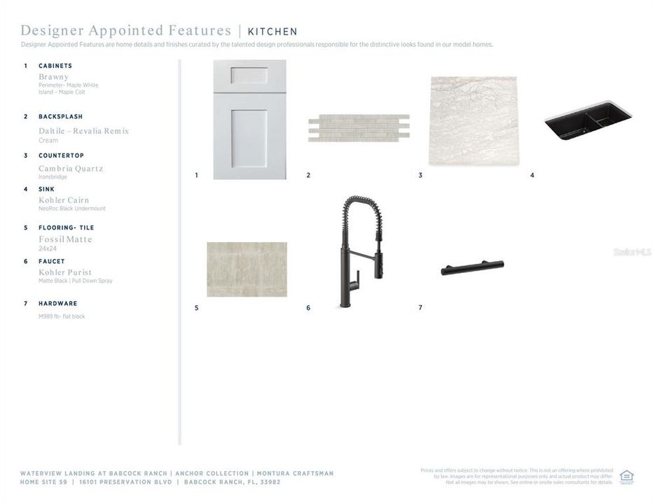 Designer appointed features