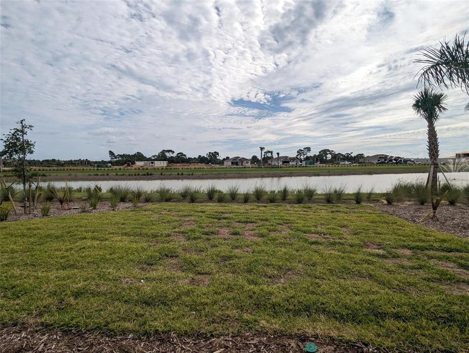 View of interior pond