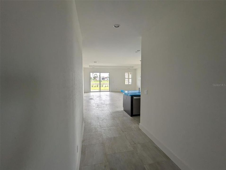 Foyer entrance-- standing at front door