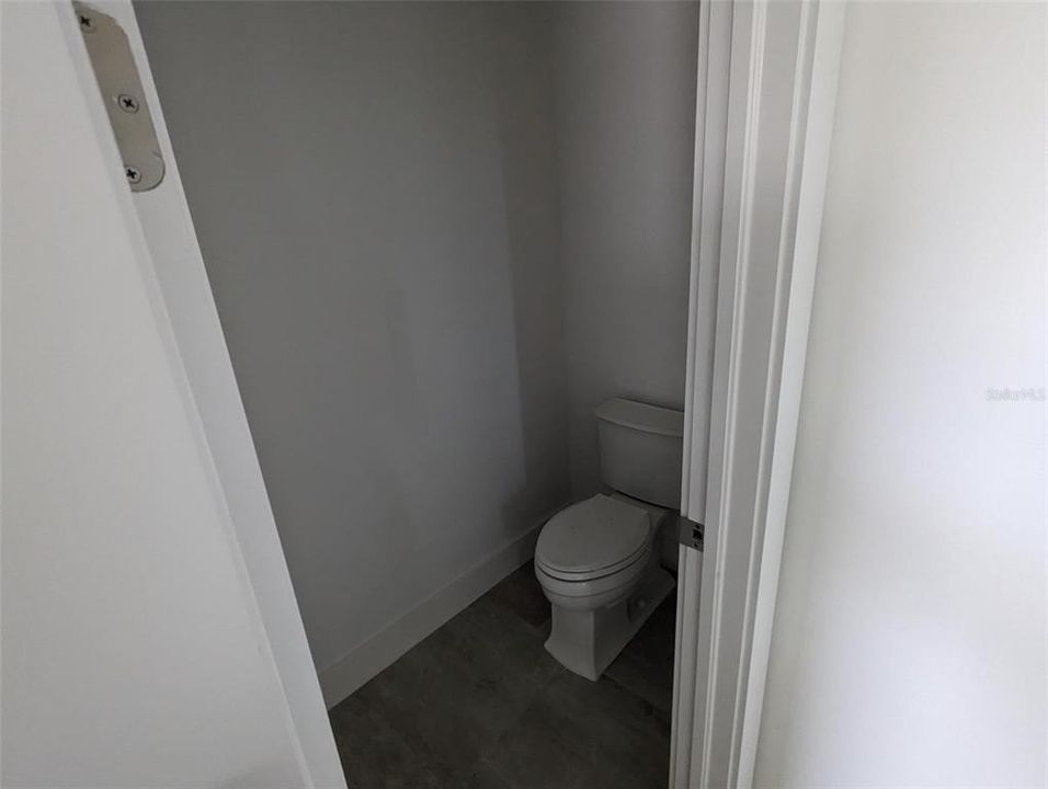 Water closet in primary bathroom