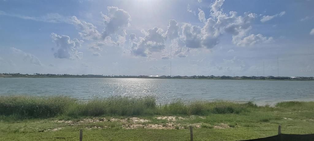 Backyard view of Lake Babcock