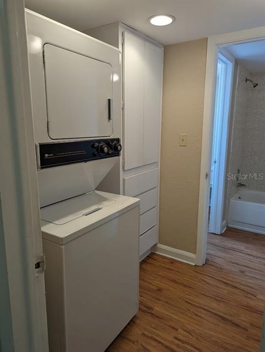 Entry into laundry area