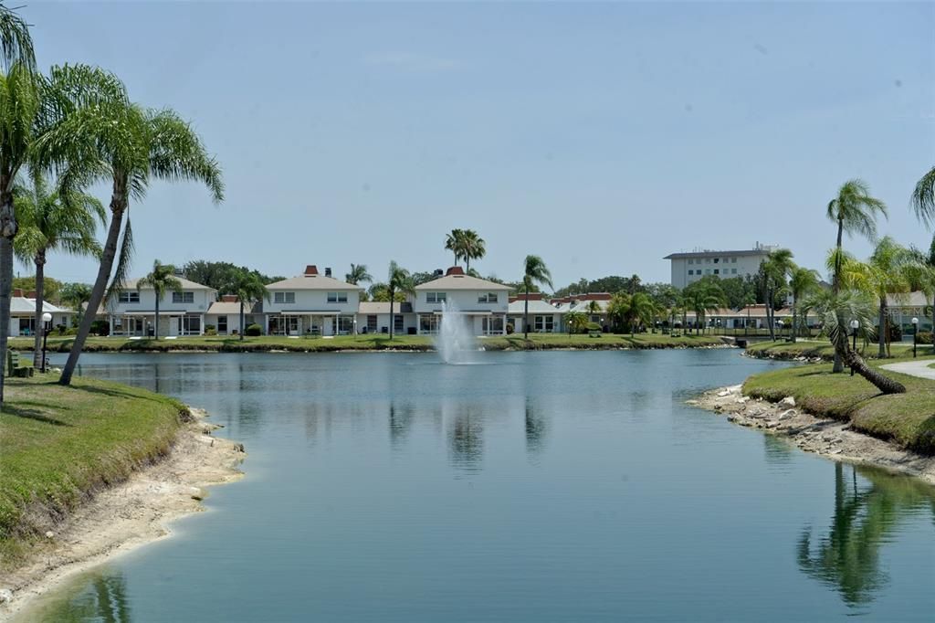 Embrace serenity! Take a short stroll to your enchanting lagoon, where you can bask in the beauty of the fountain and sunset, creating moments of pure tranquility.