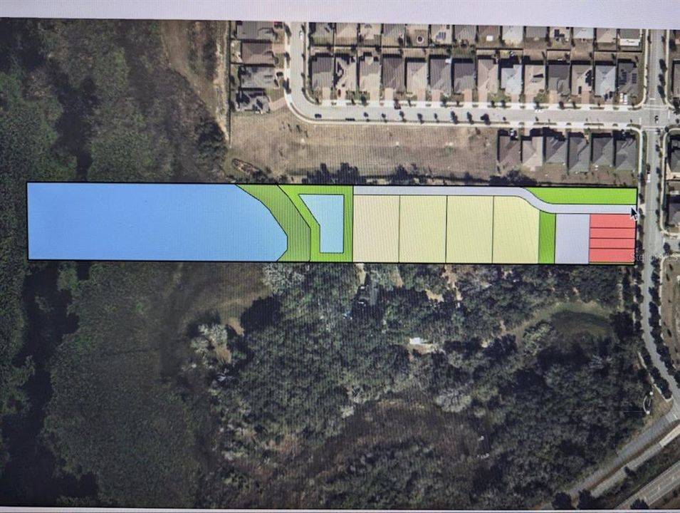 Proposed site plan. Live/work - Mixed Use/PUD