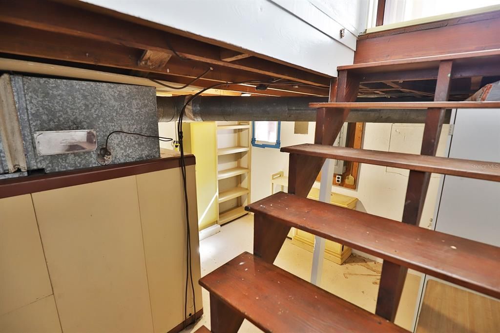 Small Basement, with access from the laundry room