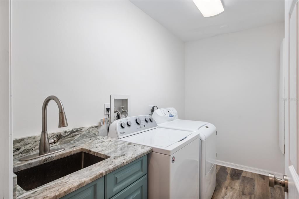 Large in home laundry room