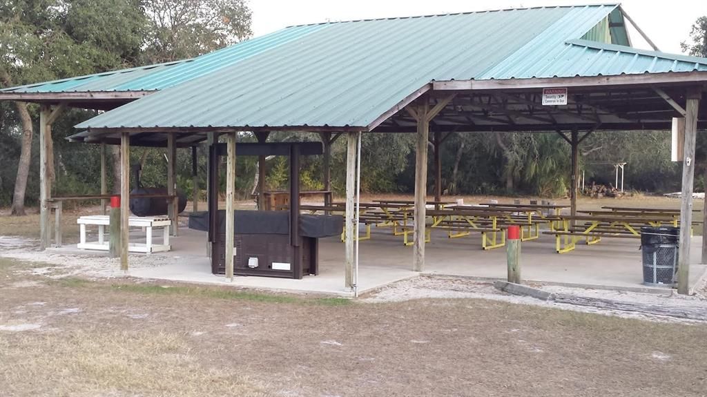 Pavillion at the community marina